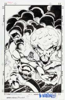 Mike Wieringo And Al Milgrom | The Incredible Hulk: Ghost of the Past Trade Paperback Cover Original Art (Marvel, 1997). | Heritage