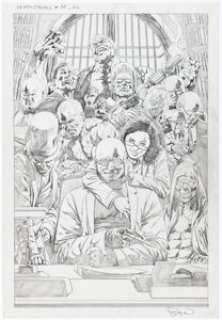 Fernando Pasarin - Deathstroke #38 Splash Page 22 Original Art (DC, 2018).