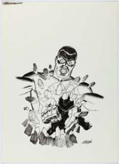 Dave Johnson - Bloodshot #2 Variant Cover Original Art (Valiant, 2019).