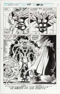 Herb Trimpe And Al Milgrom | Thor #431 Story Page 22 Original Art (Marvel, 1991). | Heritage