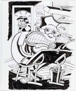 Peter Bagge | The Complete Hate #1 Inside Front Cover Original Art (Fantagraphics, 2020). | Heritage