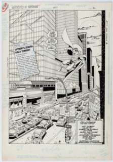 Dan Jurgens And Art Thibert | The Adventures of Superman #467 Splash Page 1 Original Art (DC, 1990). | Heritage