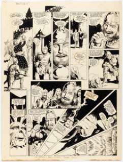 Tom Yeates - Swamp Thing #87 Story Page 18 Original Art (DC, 1989).