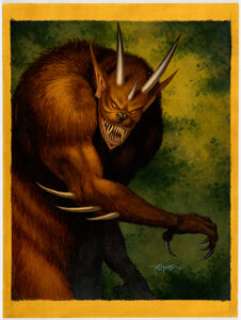 Larry Elmore - Monster Painting Original Art (2000).