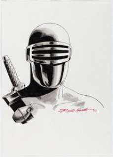 Russ Heath - Snake Eyes Illustration Original Art (2012).