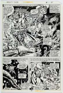 John Buscema and Tom Palmer Thor #277 Story Page 11 original Art (Marvel, 1978). | Heritage
