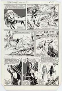 John Buscema and Tom Palmer Magik #2 Story Page Original Art (Marvel, 1984).
