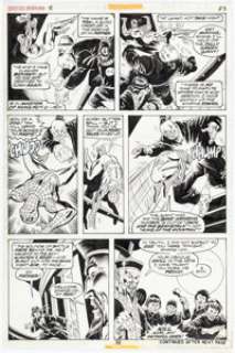 Ross Andru and Al Milgrom Giant-Size Spider-Man #2 Story Page 24 Original Art (Marvel, 1974). | Heritage