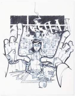 Eric Canete - Alice in Wonderland Illustration Original Art (2006).