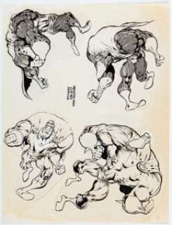 Don Simpson - Megaton Man Clip Art Service Original Art (1980s).