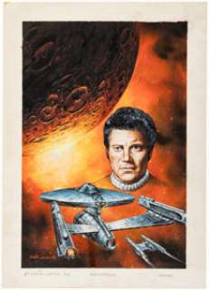 Eddie Jones Enterprise Painting Illustration Original Art (Heyne, 1984). | Heritage