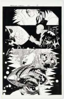 Damion Scott and Robert Campanella Spectacular Spider-Man #12 Story Page 19 Original Art (Marvel, 2004).