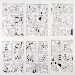 Dan DeCarlo and Alison Flood Sabrina the Teenage Witch #4 Complete Issue Original Art Group of 23 (Archie, 1997). (Total: 23 Original Art)