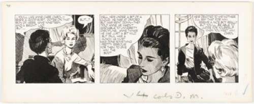 David Wright Carol Day #781 Daily Comic Strip Original Art (London Daily Mail, c. 1960s). | Heritage