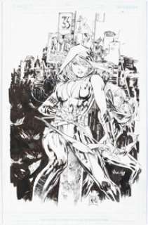 Ken Lashley Grimm Fairy Tales Presents Robyn Hood #4 Cover Original Art (Zenescope Entertainment, 2014).
