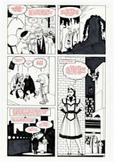 Gilbert Hernandez and Jaime Hernandez Mister X #2 Story Page 8 Original Art (Vortex, 1984). | Heritage