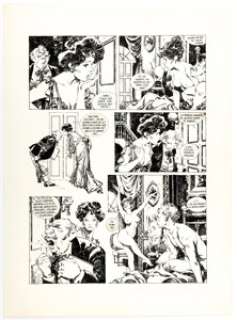 Jose "Pepe" Gonzalez Cimoc Chantal Story Page Original Art (Norma Editorial, c. 1984). | Heritage