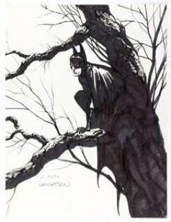 Bernie Wrightson - Batman Illustration Original Art (c. 2000s). | Heritage