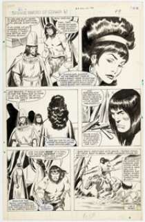 John Buscema The Savage Sword of Conan #61 Story Page 49 Original Art (Marvel, 1981). | Heritage