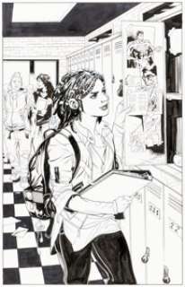 Emanuela Lupacchino Naomi #1 Naomi First Appearance Issue Variant Cover Original Art (DC, 2019). | Heritage