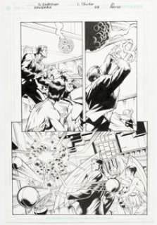Dale Eaglesham and Larry Stucker Hawkman #38 Story Page 21 Original Art (DC, 2005).