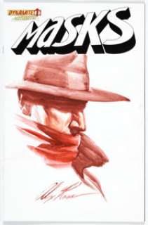 Alex Ross Masks #1 Dynamite Authentix Blank Cover - The Shadow Original Art (Dynamite Entertainment, 2012) Condition: VF/NM. (Total: 2) | Heritage