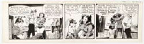 Al McWilliams Davy Jones Daily Comic Strips Original Art Group of 2 (United Feature Syndicate, 1964). (Total: 2 Items)