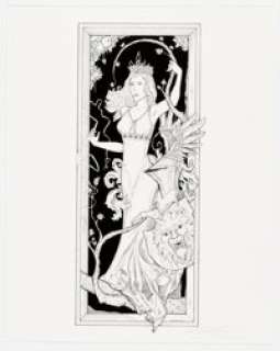 Joe Dragunas - Queen Illustration Original Art (2013).