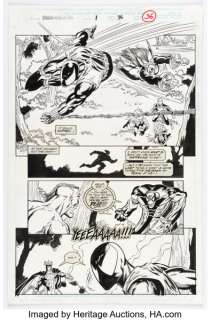 Ron Lim and Al Milgrom Spider-Man: Maximum Clonage Alpha #1 New Warriors Story Page 36 Original Art (Marvel, 1995). | Heritage