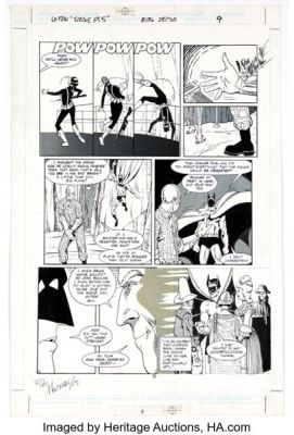 Marshall Rogers, Bob Wiacek, and John Cebollero Batman: Legends of the Dark Knight #136 Story Page 9 Original Art (DC, 2000).