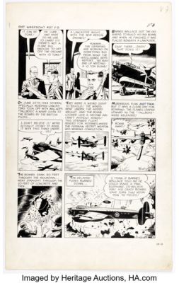 Wally Wood and Dan Adkins (attributed) Warfront #37 "V-3" Story Page 2 Original Art (Harvey, 1966). | Heritage