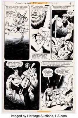 Ramona Fradon and Bob Smith Super Friends #7 Seraph Story Page 7 Original Art (DC, 1977).