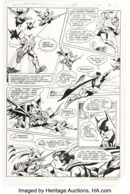 Irv Novick and Frank McLaughlin World’s Finest Comics #282 Story Page 5 Original Art (DC, 1982). | Heritage