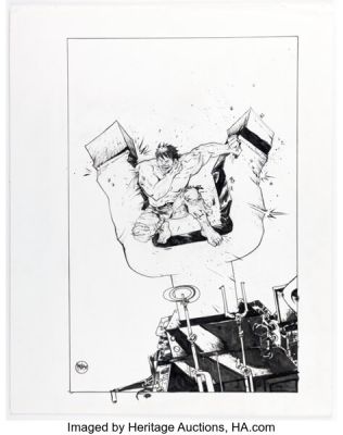 Paul Pope - Unpublished Hulk Cover Original Art (c. 2000s). | Heritage