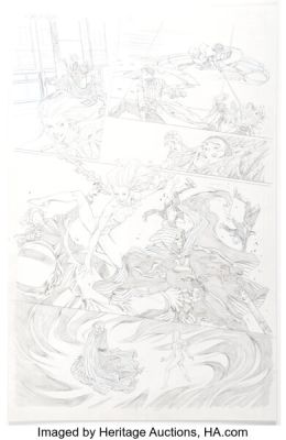 Cory Smith Amazing Spider-Man Annual #1 Cloak and Dagger Story Page 10 Pencils Original Art (Marvel, 2017). | Heritage