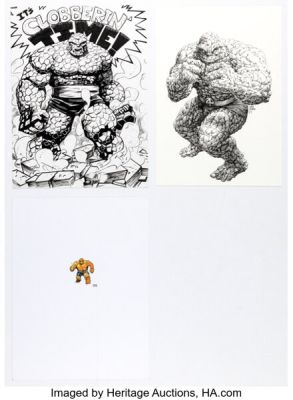 Joshua Cassara, Carlos Dearmas, and Tyrell Cannon - The Thing Specialty Illustrations Original Art Group of 3 (c. 2022-2023). (Total: 3 Original Art)