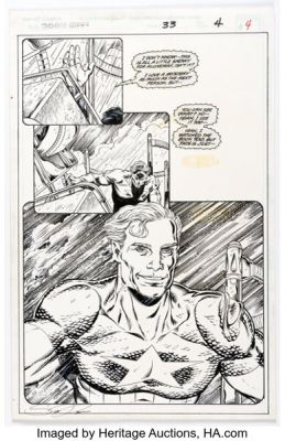 Steve Pugh and Scott Koblish Doom 2099 #33 Story Page 4 Original Art (Marvel, 1995).
