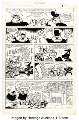 Joe Albelo and Pierre Fournier Peter Porker, the Spectacular Spider-Ham #17 Story Page 13 Original Art (Marvel, 1987). | Heritage