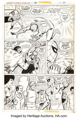 Win Mortimer and Mike Esposito Spidey Super Stories #30 Kraven Story Page 12 Original Art (Marvel, 1978). | Heritage