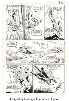 Irv Novick and Pablo Marcos Superman Album #12 Story Page 25 Original Art (DC/Egmont Ehapa, 1985). | Heritage