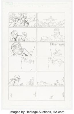 Kevin Maguire Defenders #1 Story Page 9 Original Art (Marvel, 2005). | Heritage