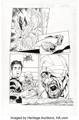 John Byrne and Ray Kryssing The Amazing Spider-Man #9 Story Page 20 Original Art (Marvel, 1999). | Heritage