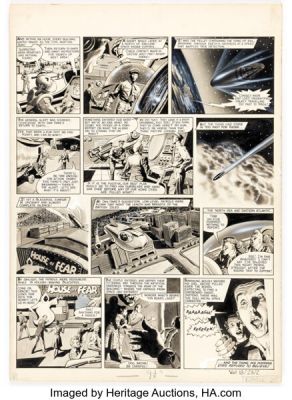 Keith Watson Eagle Vol. 13 #25 Dan Dare Story Page 2 Original Art (Longacre Press, 1962). | Heritage