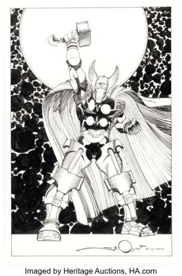 Walt Simonson - Beta Ray Bill Illustration Original Art (2020).