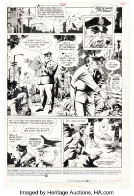 Kevin Nowlan Plastic Man #2 Story Page 1 Original Art (DC, 1988). | Heritage