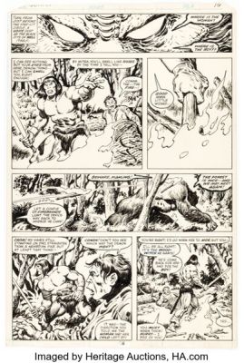 John Buscema and Ernie Chan Conan the Barbarian #113 Story Page 10 Original Art (Marvel, 1980). | Heritage