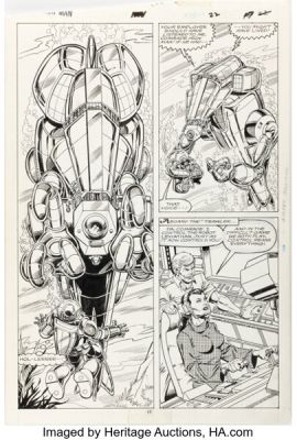 Bob Layton Iron Man #218 Story Page 17 Original Art (Marvel, 1987). | Heritage
