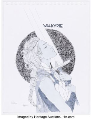 Adrian Alphona - Valkyrie Illustration Original Art (undated). | Heritage