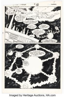 Marshall Rogers and Joe Rubinstein Silver Surfer #9 Story Page 13 Original Art (Marvel, 1988). | Heritage