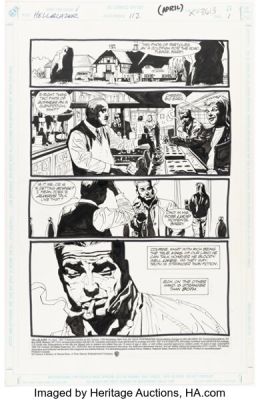 Sean Phillips Hellblazer #112 Story Page 1 original Art (DC/Vertigo, 1997).